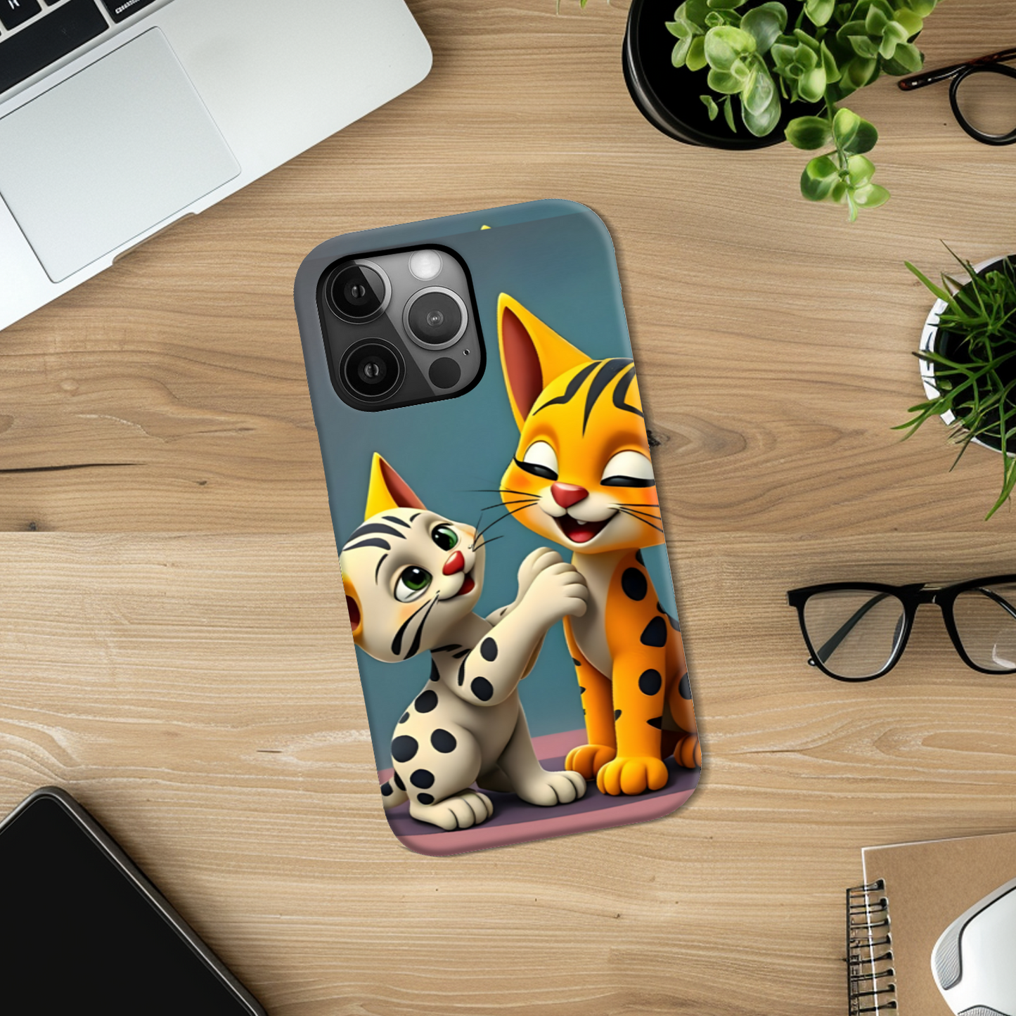 Cat 1, Slim Phone Case, Full Wrap Technology, Crafted From Premium Polycarbonate, Unique Image...