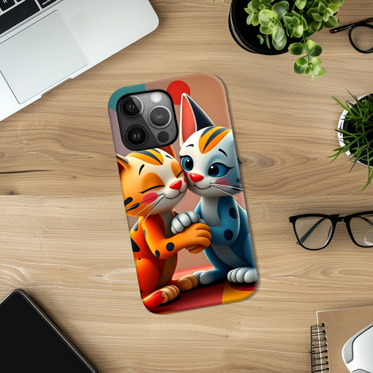 Cat 2, Slim Phone Case, Full Wrap Technology, Crafted From Premium Polycarbonate, Unique Image...