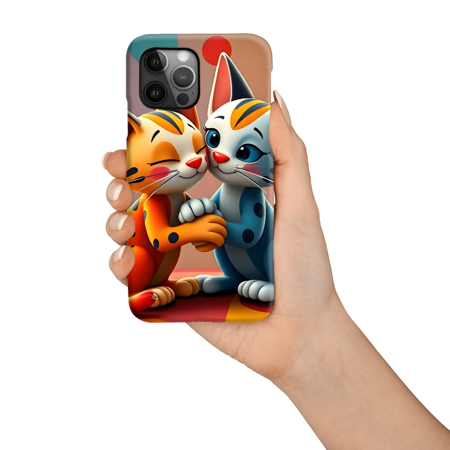Cat 2, Slim Phone Case, Full Wrap Technology, Crafted From Premium Polycarbonate, Unique Image...