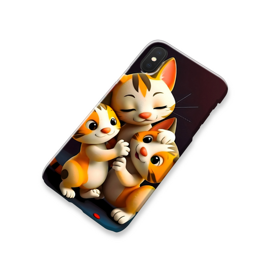 Cats 3, Slim Phone Case, Full Wrap Technology, Crafted From Premium Polycarbonate, Unique Image...