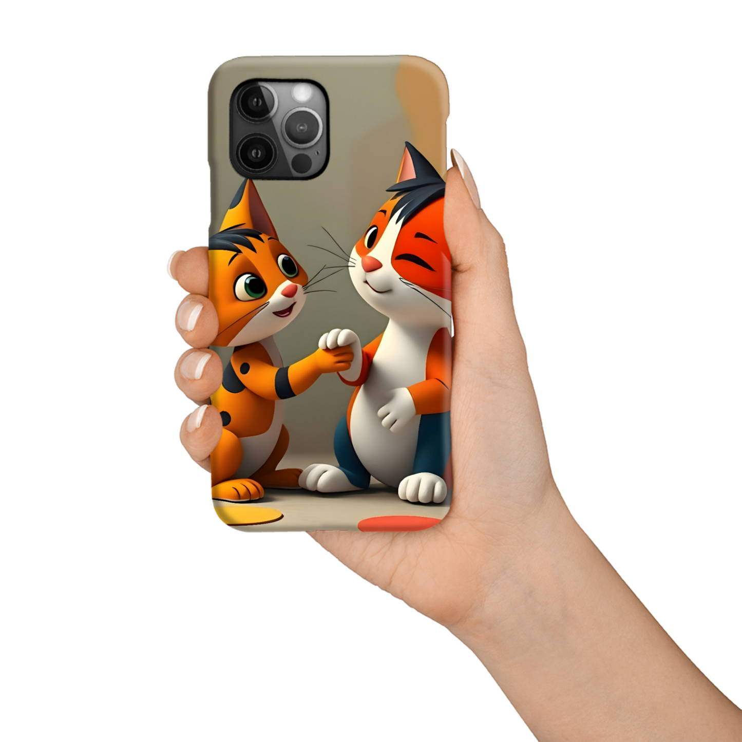 Cats 4, Slim Phone Case, Full Wrap Technology, Crafted From Premium Polycarbonate, Unique Image...