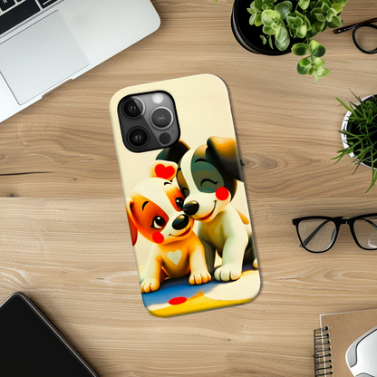 Puppies 2, Slim Phone Case, Full Wrap Technology, Crafted From Premium Polycarbonate, Unique Image...