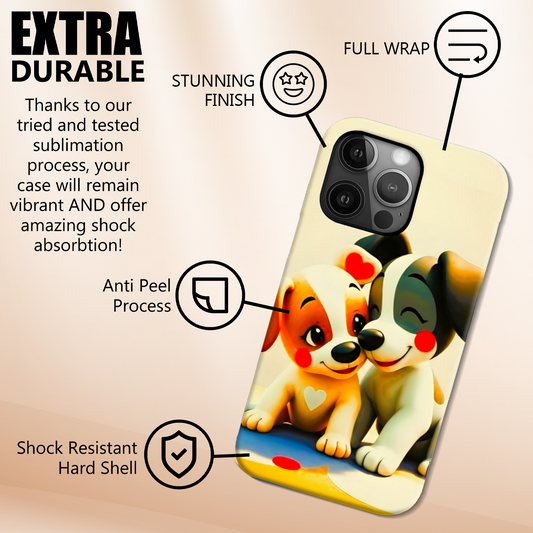 Puppies 2, Slim Phone Case, Full Wrap Technology, Crafted From Premium Polycarbonate, Unique Image...