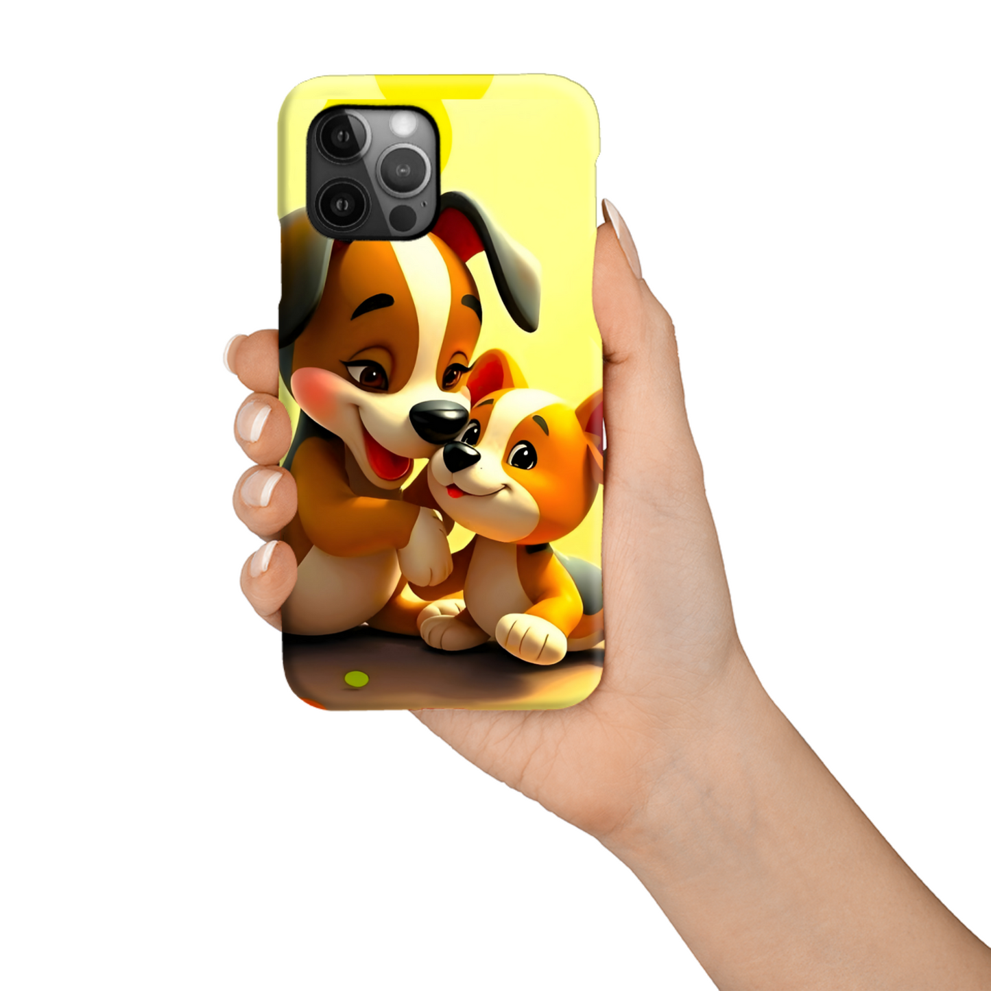Puppies 3, Slim Phone Case, Full Wrap Technology, Crafted From Premium Polycarbonate, Unique Image...