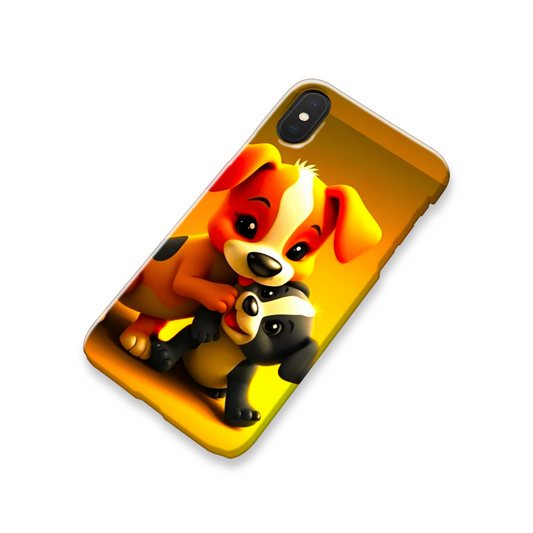 Puppies 4, Slim Phone Case, Full Wrap Technology, Crafted From Premium Polycarbonate, Unique Image...