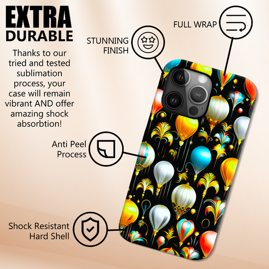 Balloons 1, Slim Phone Case, Full Wrap Technology, Crafted From Premium Polycarbonate, Unique Image...