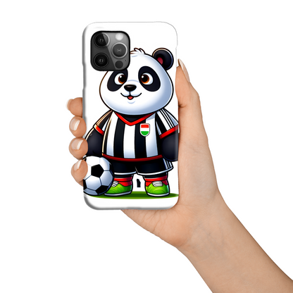 Footballing Panda 1, Slim Phone Case, Full Wrap Technology, Crafted From Premium Polycarbonate, Unique Image...