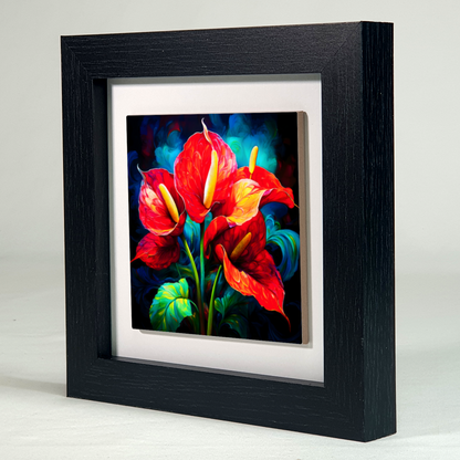 Anthurium 6, Ceramic Art Print, Unique Image, Highly Detailed, Vibrant Colours, Gift Idea, An Enduring Gift...