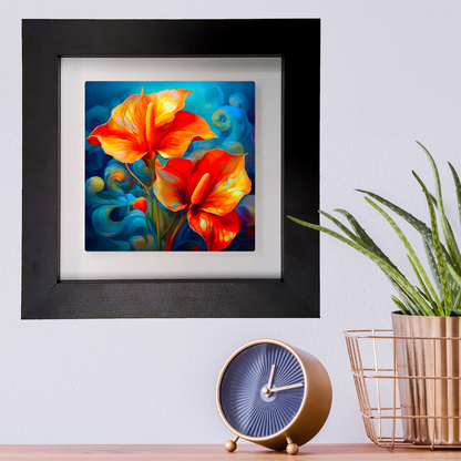 Anthurium 8, Ceramic Art Print, Unique Image, Highly Detailed, Vibrant Colours, Gift Idea, an enduring gift...