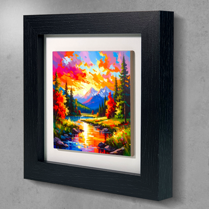 Abstract Landscape 1, Ceramic Art Print, Unique Image, Highly Detailed, Vibrant Colours, Gift Idea, an enduring gift...