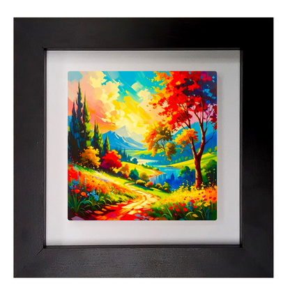 Abstract Landscape 2, Ceramic Art Print, Unique Image, Highly Detailed, Vibrant Colours, an enduring gift...