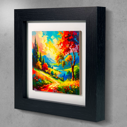 Abstract Landscape 2, Ceramic Art Print, Unique Image, Highly Detailed, Vibrant Colours, an enduring gift...