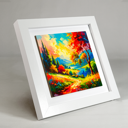 Abstract Landscape 2, Ceramic Art Print, Unique Image, Highly Detailed, Vibrant Colours, an enduring gift...