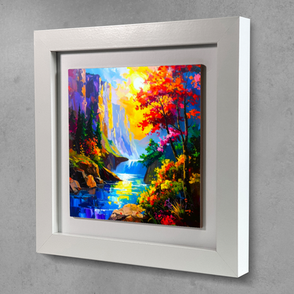 Abstract Landscape 4, Ceramic Art Print, Unique Image, Highly Detailed, Vibrant Colours, an enduring gift...