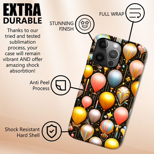 Balloons 3, Slim Phone Case, Full Wrap Technology, Crafted From Premium Polycarbonate, Unique Image...