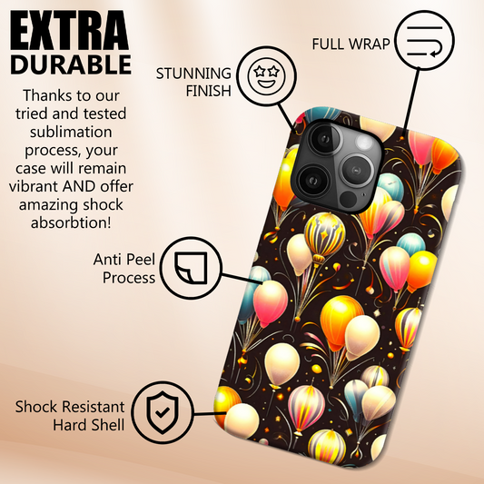 Balloons 4, Slim Phone Case, Full Wrap Technology, Crafted From Premium Polycarbonate, Unique Image...