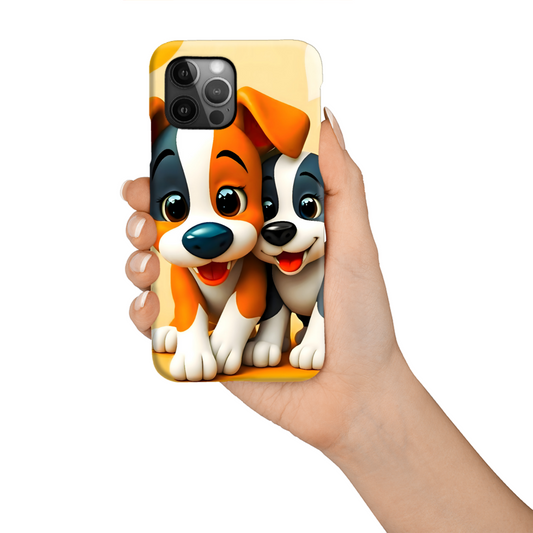 Dogs 1, Tough Phone Case, Full Wrap Technology, Crafted From Premium Polycarbonate, Unique Image...