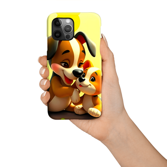 Dogs 3, Tough Phone Case, Full Wrap Technology, Crafted From Premium Polycarbonate, Unique Image...
