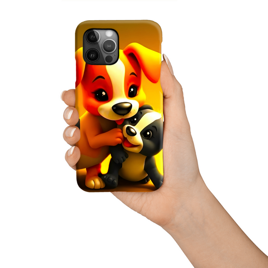 Dogs 4, Tough Phone Case, Full Wrap Technology, Crafted From Premium Polycarbonate, Unique Image...
