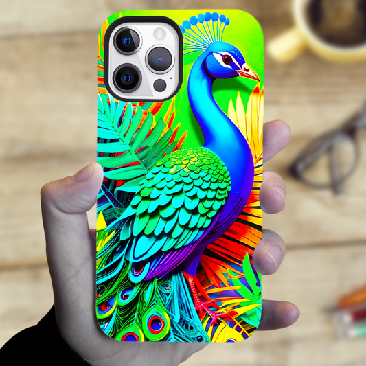 Peacock M3, MagSafe Tough iPhone Case, Full Wrap Technology, Crafted From Premium Polycarbonate...