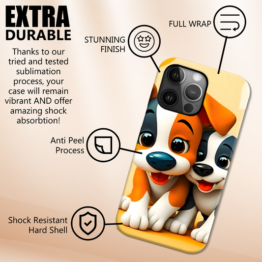 Puppies 1, Magsafe Tough Phone Case, Full Wrap Technology, Crafted From Premium Polycarbonate...