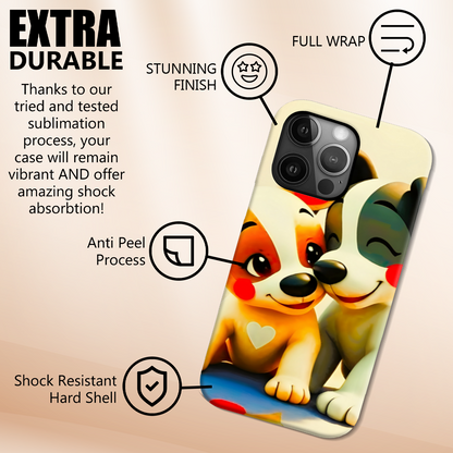 Puppies 2, MagSafe Tough iPhone Case, Full Wrap Technology, Crafted From Premium Polycarbonate...