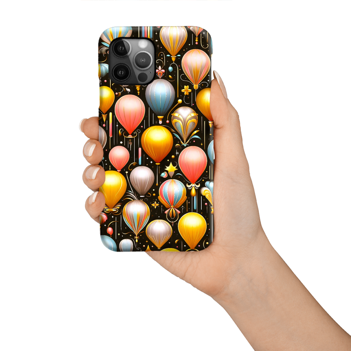 Balloons M3, Magsafe Tough iPhone Case, Full Wrap Technology, Crafted From Premium Polycarbonate, Unique Image...