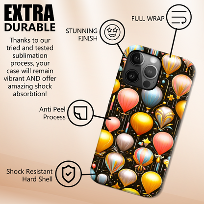 Balloons M3, Magsafe Tough iPhone Case, Full Wrap Technology, Crafted From Premium Polycarbonate, Unique Image...