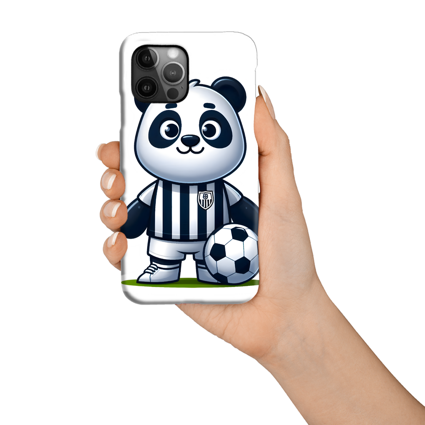 Footballing Panda 2, Magsafe Tough iPhone Case, Full Wrap Technology, Crafted From Premium Polycarbonate, Unique Image...
