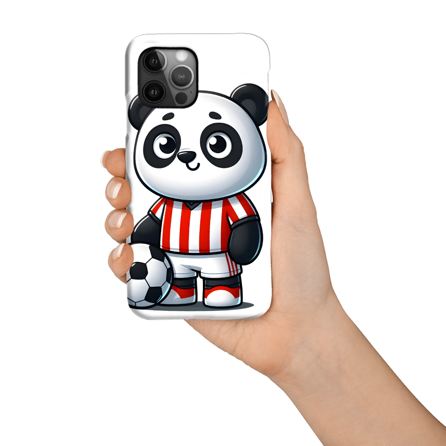 Footballing Panda 4, Magsafe Tough iPhone Case, Full Wrap Technology, Crafted From Premium Polycarbonate, Unique Image...