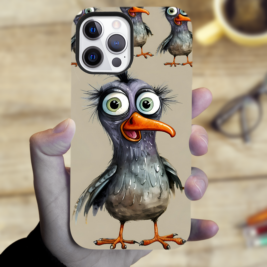 Funky Birds B1, Magsafe Tough iPhone Case, Full Wrap Technology, Crafted From Premium Polycarbonate, Unique Image...