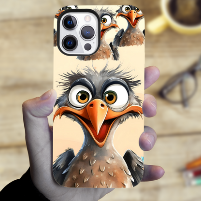 Funky Birds B2, Magsafe Tough iPhone Case, Full Wrap Technology, Crafted From Premium Polycarbonate, Unique Image...