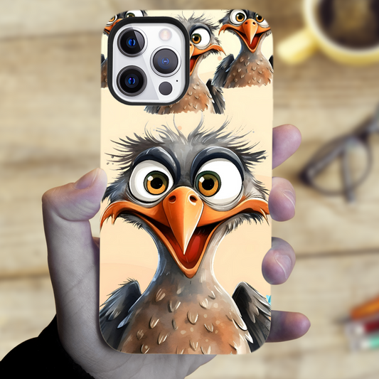 Funky Birds B2, Magsafe Tough iPhone Case, Full Wrap Technology, Crafted From Premium Polycarbonate, Unique Image...