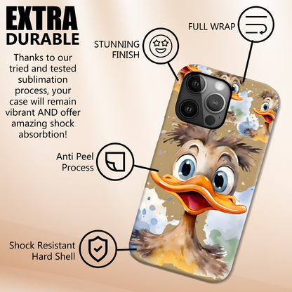 Funky Birds B3, Magsafe Tough iPhone Case, Full Wrap Technology, Crafted From Premium Polycarbonate, Unique Image...
