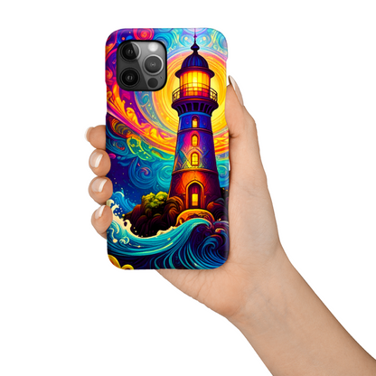 Fantasy Lighhouse 1, Slim HD Cases, Full Wrap Technology, Crafted From Premium Polycarbonate, Vivid Colours, Unique Image..