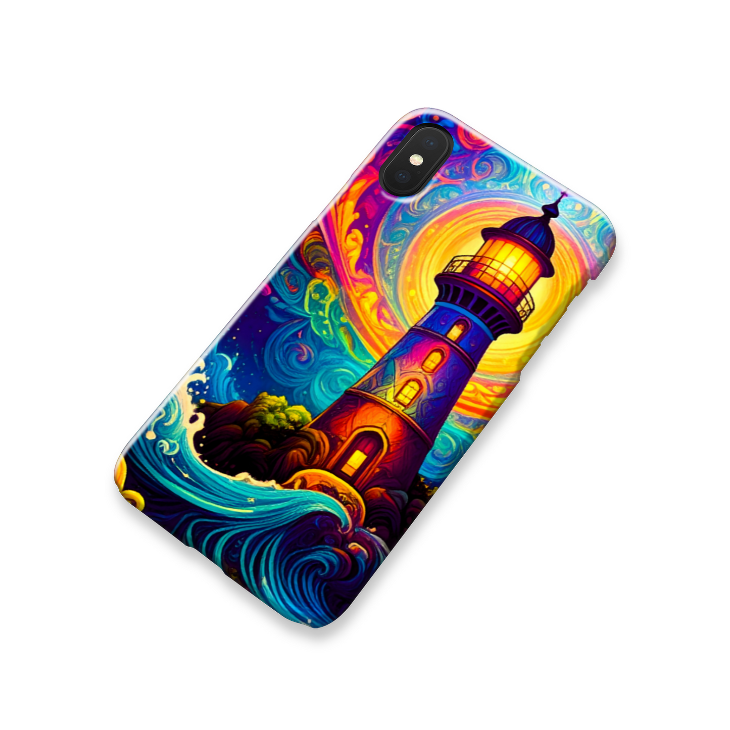 Fantasy Lighhouse 1, Slim HD Cases, Full Wrap Technology, Crafted From Premium Polycarbonate, Vivid Colours, Unique Image..