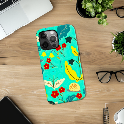 Field Of Flowers, Slim HD Case, Full Wrap Technology, Crafted From Premium Polycarbonate, Unique Image...