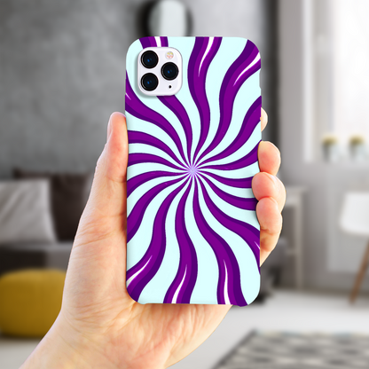 Purple Swirls, Slim HD Case, Full Wrap Technology, Crafted From Premium Polycarbonate, Unique Image...