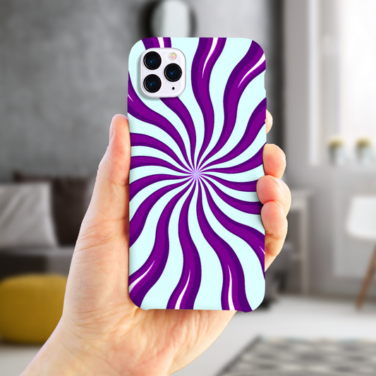 Purple Swirls, Slim HD Case, Full Wrap Technology, Crafted From Premium Polycarbonate, Unique Image...