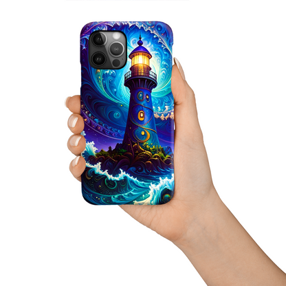 Fantasy Lighthouse M3, Magsafe Tough Phone Case, Full Wrap Technology, Crafted From Premium Polycarbonate, Unique Image...