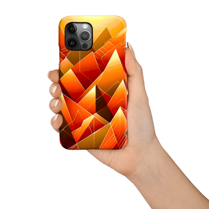 Abstract Pyramids M2, Magsafe Tough Phone Case, Full Wrap Technology, Crafted From Premium Polycarbonate, Unique Image...