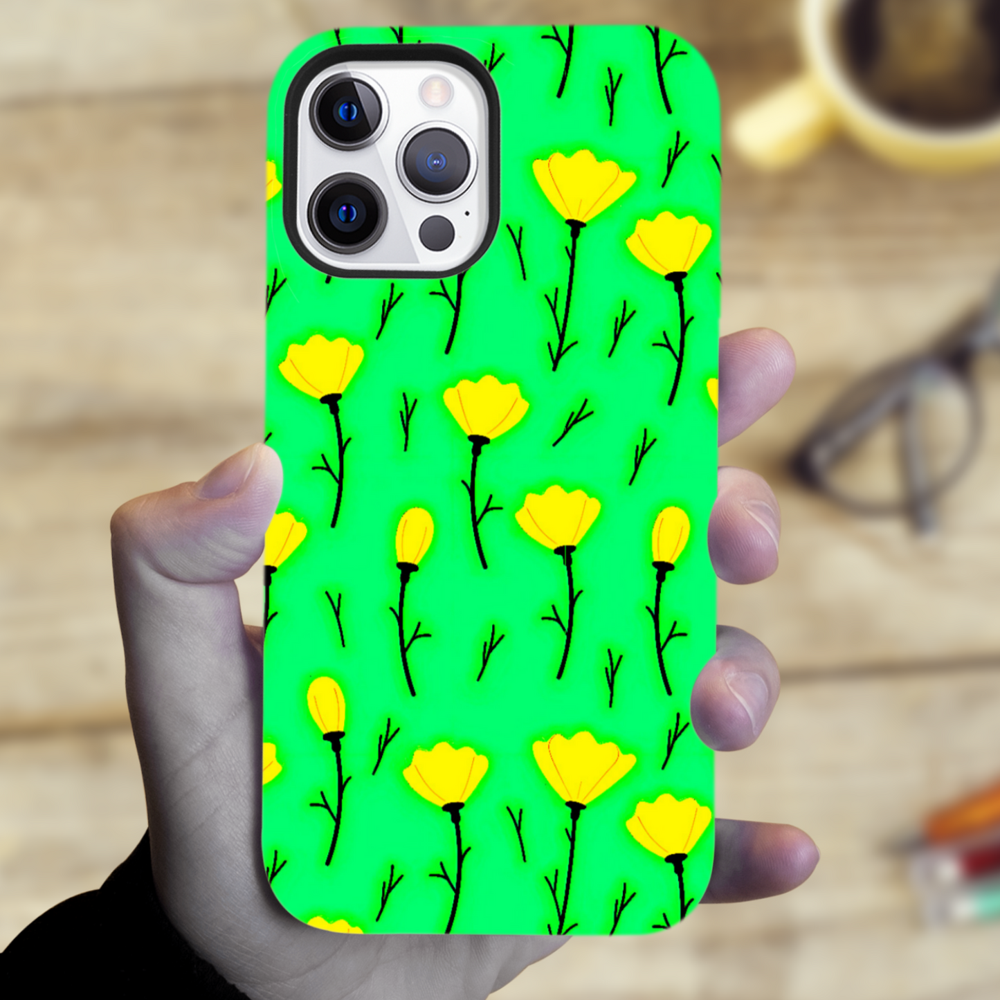 Field Of Gold, Magsafe Tough Phone Case, Full Wrap Technology, Crafted From Premium Polycarbonate, Unique Image...