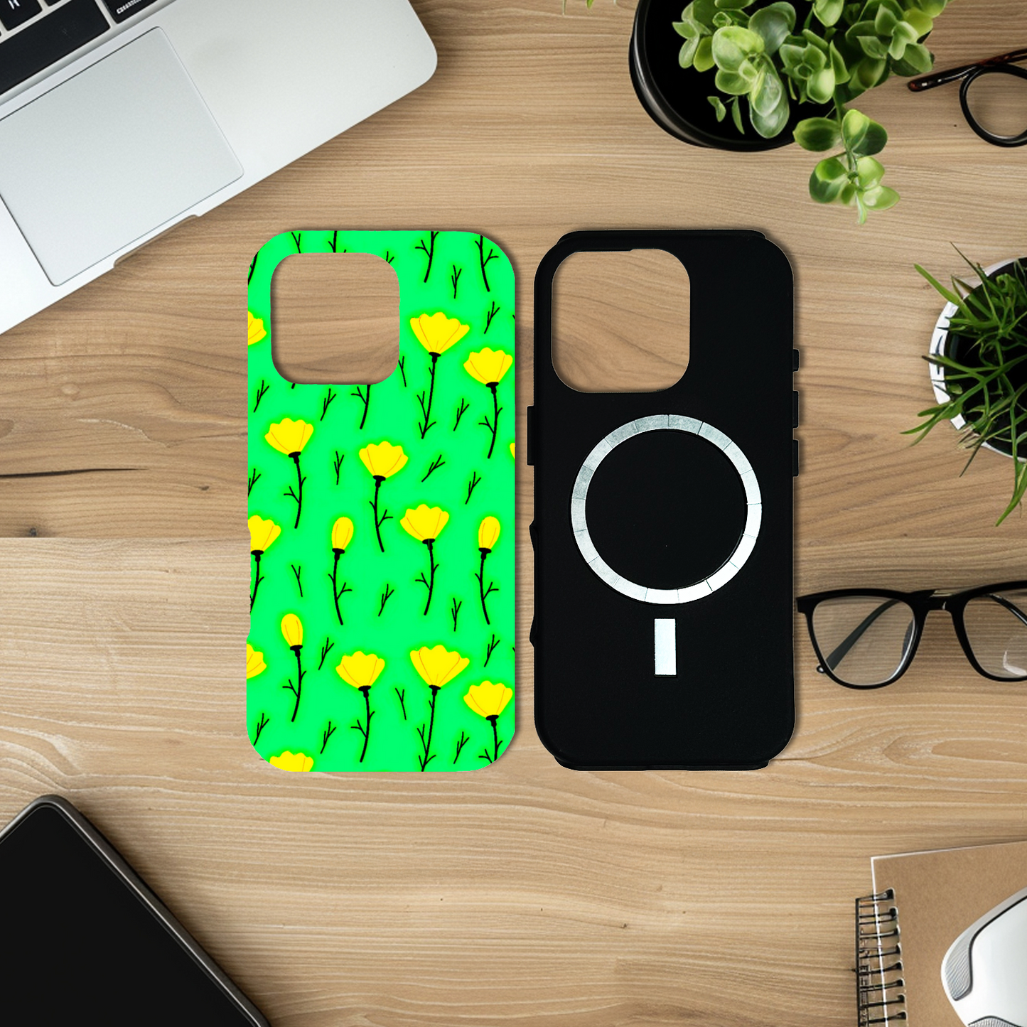 Field Of Gold, Magsafe Tough Phone Case, Full Wrap Technology, Crafted From Premium Polycarbonate, Unique Image...