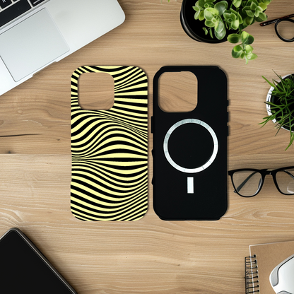 Zebra Print M2, Magsafe Tough Phone Case, Full Wrap Technology, Crafted From Premium Polycarbonate, Unique Image...
