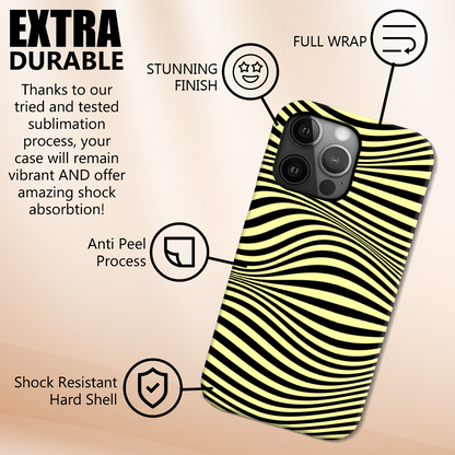 Zebra Print M2, Magsafe Tough Phone Case, Full Wrap Technology, Crafted From Premium Polycarbonate, Unique Image...