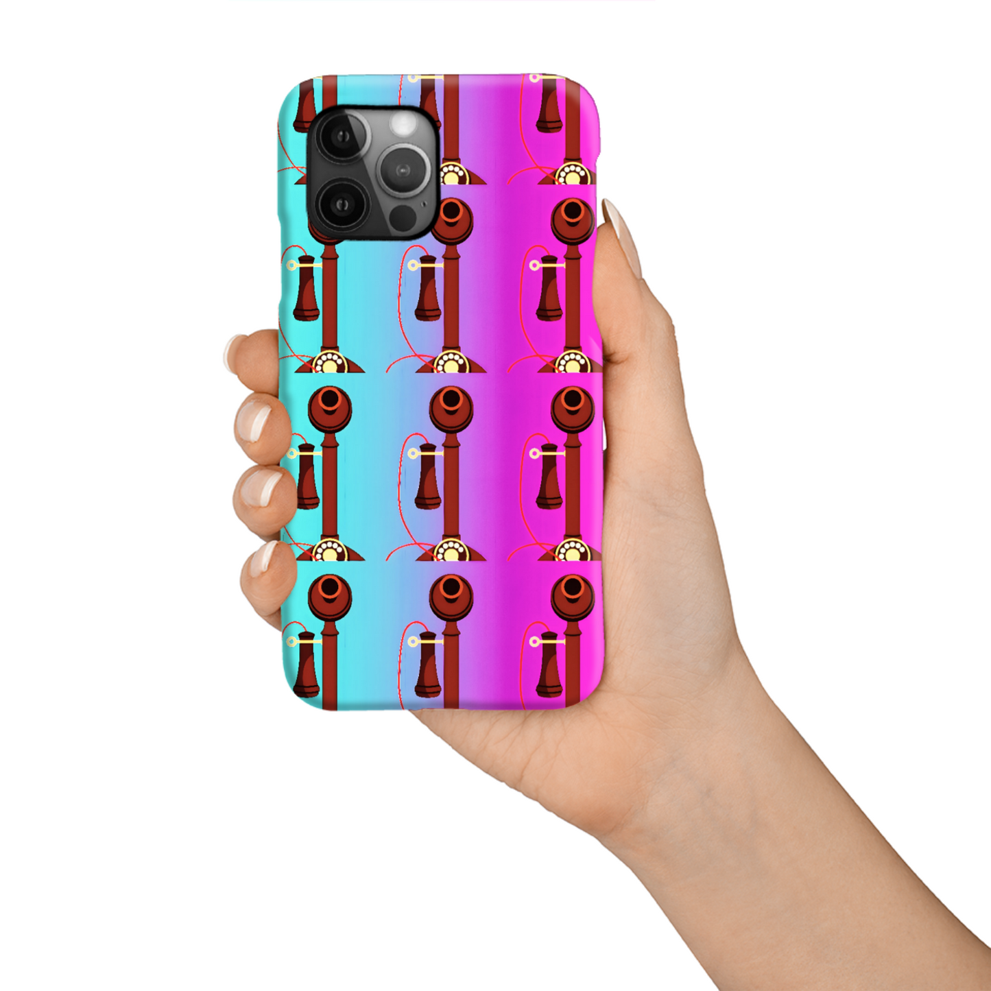 Candelstick Phone M1, Magsafe Tough Phone Case, Full Wrap Technology, Crafted From Premium Polycarbonate, Unique Image...