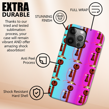 Candelstick Phone M1, Magsafe Tough Phone Case, Full Wrap Technology, Crafted From Premium Polycarbonate, Unique Image...