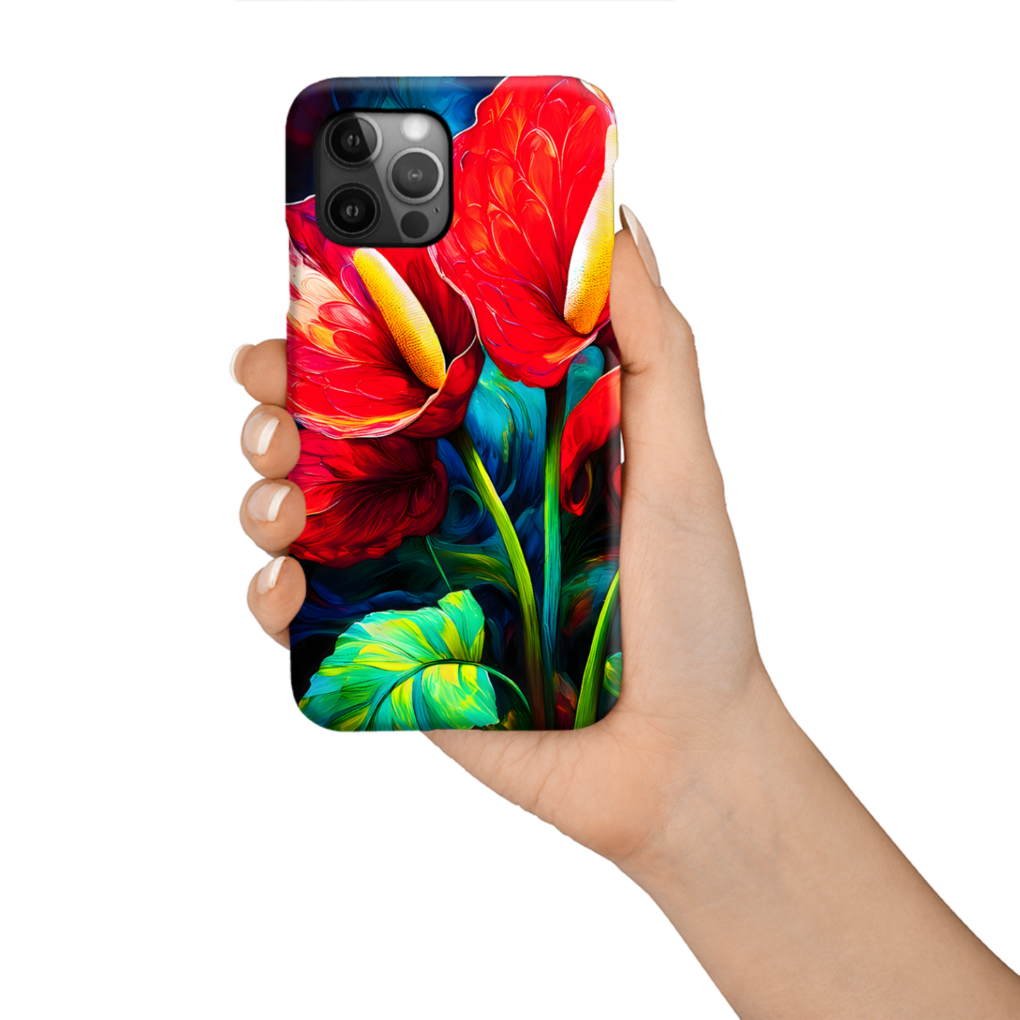 Red Anthurium, Printed on Gloss Aluminium To Enhance Colour And Details, Unique Image, A Lasting Gift...
