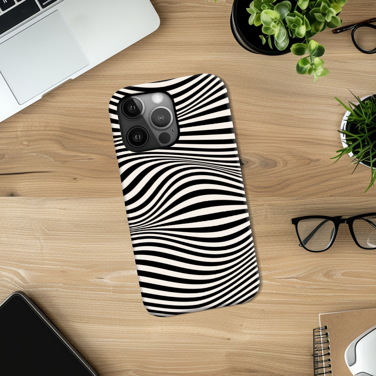 Zebra Print TP1, Tough Phone Case, Full Wrap Technology, Crafted From Premium Polycarbonate, Unique Image...