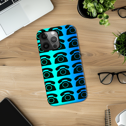 Black Rotary Phone, Tough Phone Case, Full Wrap Technology, Crafted From Premium Polycarbonate, Great Gift Idea...